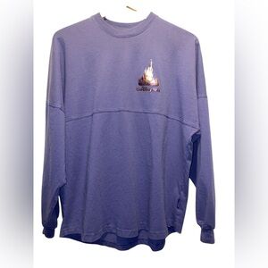 Disney World 50th Anniversary Purple Long Sleeve Shirt Spirit jersey Medium